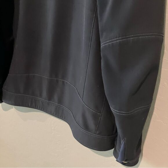 Kuhl Impakt Full Zip Water Repellent Fleece Lined Jacket Gray Navy Men's Large - Picture 11 of 14